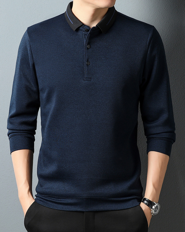 Men's Lapel Casual Polo Shirt 001